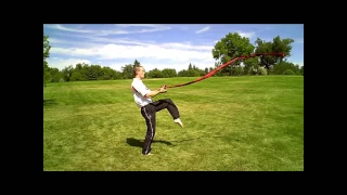 Rope Dart Techniques Part 4 - Leg Wraps and Shoots