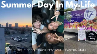 Summer Day In My Life || Columbus Food Truck Festival + Easton Mall