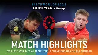 Highlights | Eric Jouti (BRA) vs Tobias Rasmussen (DEN) | MT Grps | #ITTFWorlds2022