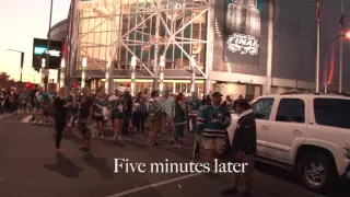 The moment the Sharks win their first Stanley Cup Game!!