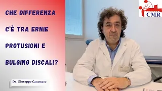 Che differenza c’è tra ernie, protusioni e bulging discali?