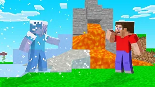 Minecraft But STEVE FREEZES EVERYTHING He TOUCHES! (insane)