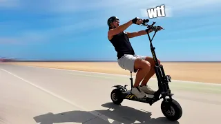 This 50 MPH Electric Scooter is SKETCHY