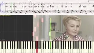 Нежность - М. Кристалинская (Ноты для фортепиано) (piano cover)