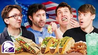 Brits try Taco Bell for the first time!! ft. Ryan and Shane