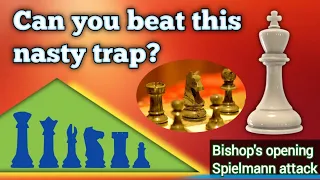 Spielmann attack । Spielmann chess । bishop's opening traps । bishop's opening berlin defense