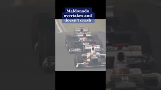 When Maldonado Overtook & Didn't Crash..