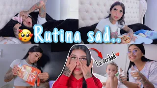 🥺💔MI RUTINA ESTANDO TRISTE *forcé un glow up* | Sofi Muñoz