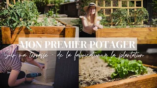 VLOG JARDINAGE | On créé mon premier potager sur ma terrasse