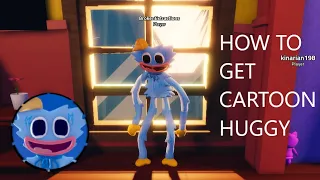 How to get Cartoon Huggy Wuggy in Poppy Playtime Chapter 3: Smiling Critters RP (Roblox Tutorial)