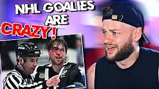 The SOCCER FAN Reacts to " 14 Minutes Of Pissed Off Goalies"  || NHL REACTION