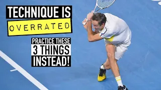 Technique Is OVERRATED! Practice These 3 Things Instead #tennis