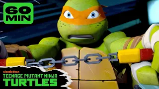 60 MINUTES of Mikey's Pranks and Battles! 💥 | Teenage Mutant Ninja Turtles