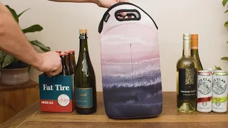 Artovida Neoprene 3-in-1 Wine Tote