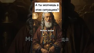 А ТЫ МОЛЧИШЬ??? #советы #мудрыеслова #мудрость