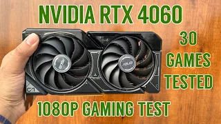 Nvidia RTX 4060 Gaming Test | 30 Games Tested