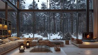 Relax with Snowstorms and Fireplace Sounds | Journey in the Bedroom, Enter Beautiful Dreams