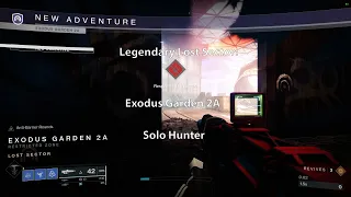 Legendary Lost Sector: Exodus Garden 2A Solo Guide [Beyond Light]