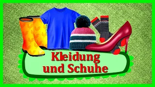 KLEIDUNG UND SCHUHE 👗  Deutsch Doman Karten | Padagogische Karten Doman