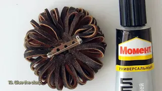 How To Make Universal Leather Brooch - DIY Style Tutorial - Guidecentral