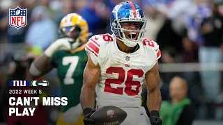 Sore Shoulder Can't Stop Saquon Putting the Team on His Back!