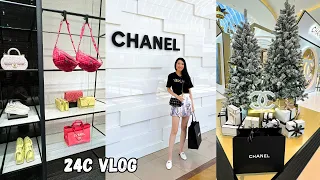 CHANEL 24C Shopping Date with Mum 🙀 So Many New Bag Styles!!