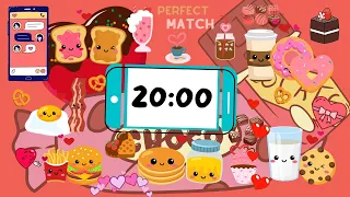 VALENTINE 20 MINUTE TIMER with PROGRESS BAR