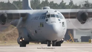 NATO Air Force Exercise Air Defender 2023 German Luftwaffe A400M U.S. C-130 Hercules Air Guard ETNW