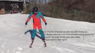 Shoun's Ski Tactic 12.How to Walk Uphill with Side Step | IRO TOUR - Shoun