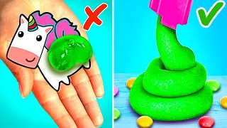 DIY Unicorn Squishy 🦄 *Rich VS Poor Unicorn Satisfying Fidgets *