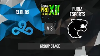 CS:GO - FURIA vs. Cloud9 [Inferno] Map 2 - ESL Pro League Season 12 - Group Stage - NA