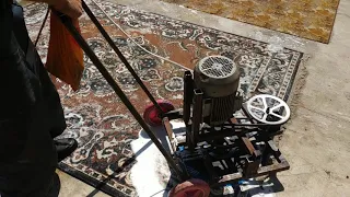 Роторная машина для стирки ковров своими руками