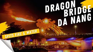 A bridge that SPITS FIRE & WATER in Danang, Vietnam  Dragon Bridge #dragonbridge #danang #vietnam