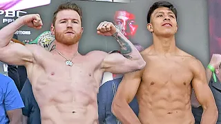 Canelo vs Jaime Munguia  FULL weigh in LIVE