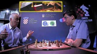 Did Vishy Anand Try to Help Garry Kasparov Not Flag? | Garry Perplexed | GCT Croatia 21 Blitz Day 2