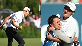 Every Shot From The Play-Off Between Haotong Li and Thomas Pieters | 2022 BMW International Open