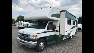 SOLD 2002 32ft Gulfstream Ford Class C Motor Home. $19,900.00 @ NiceCampers.com 479-229-1499