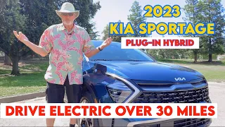 Plug-in, charge and go over 30 EV miles in 2023 Kia Sportage PHEV