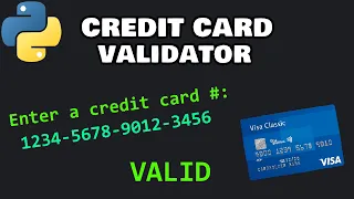 Credit card validator in Python 💳