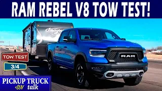 Towing with 2022 RAM 1500 Rebel G/T V8 eTorque (Tow Test 3/4)