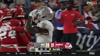 UNLV drops game tying TD and throws INT on next play vs Fresno State