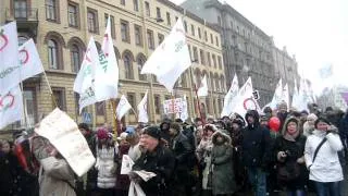 Шествие и митинг в Санкт-Петербурге 26.02.12г.