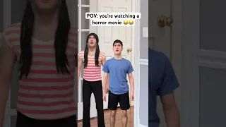 Horror movie trailers be like #shorts #funny #comedy