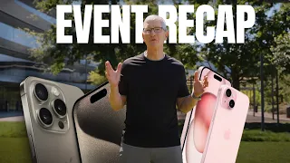 Everything about iPhone 15 Launch Event under 15 mins, Apple Launch event recap