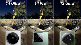 Xiaomi 14 Ultra VS Xiaomi 14 Pro VS Xiaomi 13 Ultra Camera Test Comparison