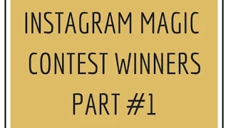The Magicians of Instagram part #1