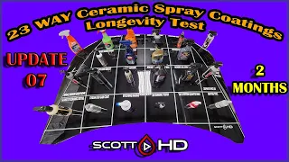 Ceramic Spray Coatings - ULTIMATE Longevity Test Comparison 23 WAY UPDATE 07 - 2 MONTHS