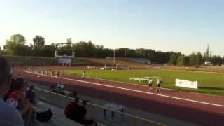 3000m steeplechase final Canadian Junior Championships 2012