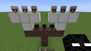 what if we create a TRIPLE ENDER GOLEM in minecraft