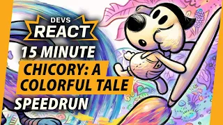 Chicory: A Colorful Tale Developers React to 15 Minute Speedrun